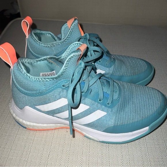 Adidas CrazyFlight Mid Indoor Sports Volleyball  Sneakers Size 6.5 Pulse Blue - Picture 6 of 11